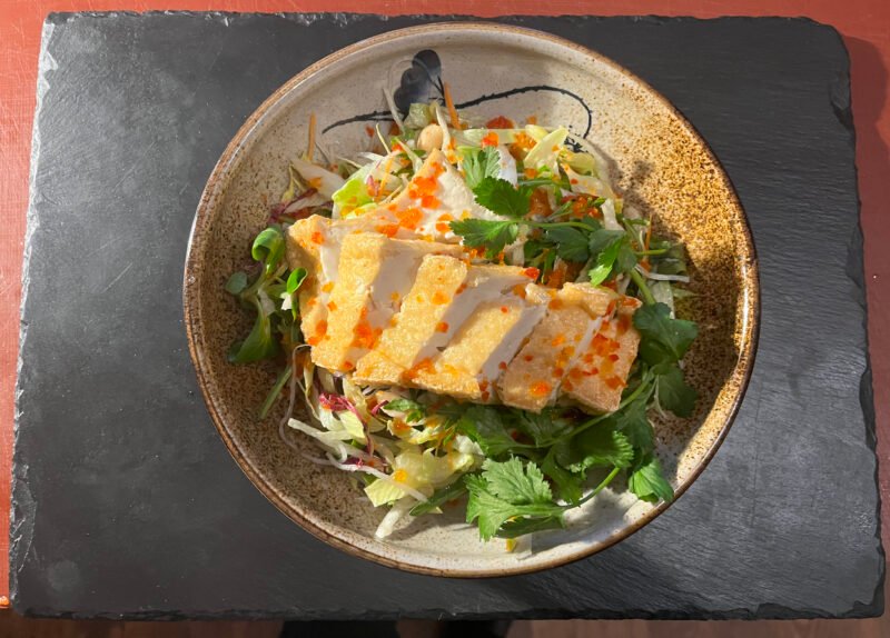 Glasnudelsalat mit Tofu