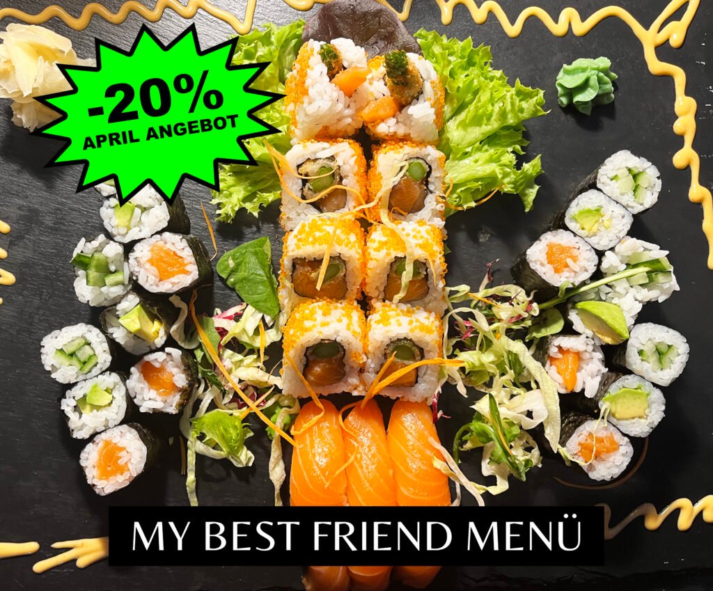 April Angebot - My Best Friend Sushi Menü