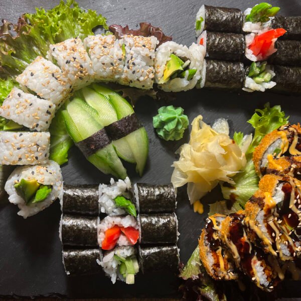 Summer Vegan Sushi Menu