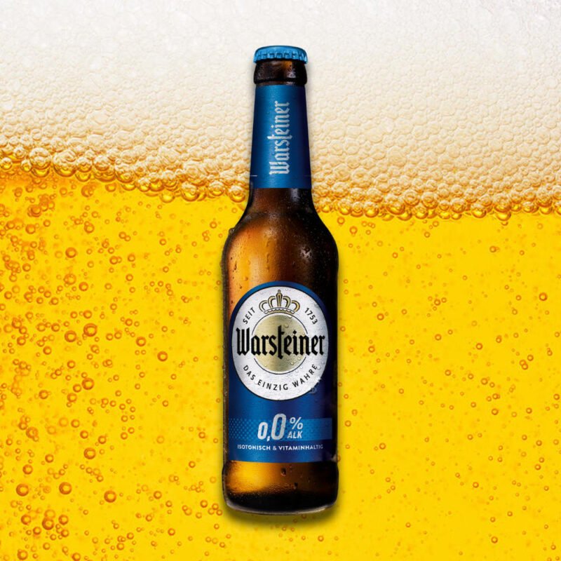 Warsteiner 0,0 Isotonisch. Alkoholfrei. 0,33l