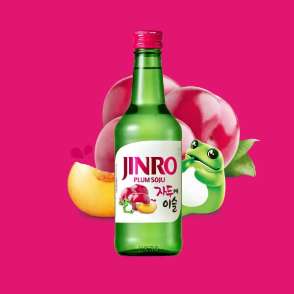 Flasche Jinro Soju Plum (Pflaume)